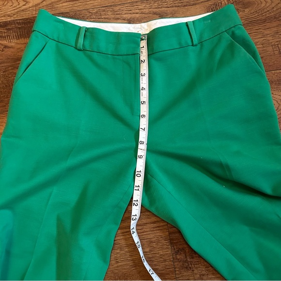 Kate Spade Margaux Cropped Pants, Lucky Green Size 6 - Picture 11 of 12